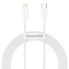 KABEL USB-C DO LIGHTNING BASEUS SUPERIOR SERIES, 20W, PD, 2M (BIAŁY)