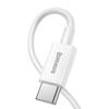 KABEL USB-C DO LIGHTNING BASEUS SUPERIOR SERIES, 20W, PD, 2M (BIAŁY)