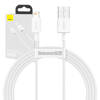 KABEL USB DO LIGHTNING BASEUS SUPERIOR SERIES, 2.4A, 1.5M (BIAŁY)